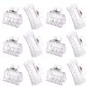 12 Pack Clear Square Claw Clips, Big and Small Neutral Rectangle Hair Claw Clips, Non-slip Matte Large Hair Clips for Women,Strong Hold jaw clip for Thick Thin Hair view 1