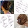 12 Pack Clear Square Claw Clips, Big and Small Neutral Rectangle Hair Claw Clips, Non-slip Matte Large Hair Clips for Women,Strong Hold jaw clip for Thick Thin Hair view 3
