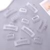 12 Pack Clear Square Claw Clips, Big and Small Neutral Rectangle Hair Claw Clips, Non-slip Matte Large Hair Clips for Women,Strong Hold jaw clip for Thick Thin Hair view 4