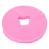 100Pcs Disposable Massage Face Cover, Round Pink Massage Headrest Cover with Hole, Soft Face Cradle Covers with Premium Non Woven, Massage Table Face Cover for SPA Beauty Salon view 1