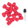 10Pcs 15mm Nail Sanding Drill Bit Set, Nail Sanding Band Cap Accessory for Nail Art Polishing Sanding() view 2