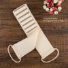 2pcs Linen Back Scrubber with Handles, Exfoliating Body Scrubber with Double Sided Texture, Foldable Portable Back Scrubber Strap for Deep Cleaning, Men Women Shower Back Scrubber for Home Bathroom view 3