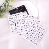 Impressed Gothic Authentic 5 Sheets Luxury Grunge Nail Art Stickers 500+ Black Customized Nail Decals for Fake Nail Design Decorations and Salon Nails Accessories for Men and Women (Grunge) view 2
