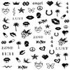 Impressed Gothic Authentic 5 Sheets Luxury Grunge Nail Art Stickers 500+ Black Customized Nail Decals for Fake Nail Design Decorations and Salon Nails Accessories for Men and Women (Grunge) view 4