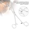 Professional Body Piercing Plier - 316L Stainless Steel Tool for Ear, Lip, Navel, Nose, Tongue, Septum - Sponge Forceps Clamp view 3