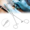 Professional Body Piercing Plier - 316L Stainless Steel Tool for Ear, Lip, Navel, Nose, Tongue, Septum - Sponge Forceps Clamp view 4