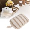 6pcs Exfoliating Sponge Pads, Deep Cleaning Bath Gloves for Dead Skin Removal, Durable Linen Bath Pad for Men Women Skin Care, Double Sided Shower Scrubber Pad for Home Travel Hotel view 4