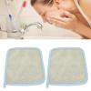 2 Pcs Men Women Nylon Bath Cloth, Exfoliating Bath Cloth with Fine Mesh, Dual Sided Face Bath Towel for Skin Deep Cleaning, Multifunctional Exfoliating Towel for Face Body(Blue) view 3