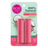 eos 100% Natural Lip Balm- Coconut Milk, eos lip balm, All-Day Moisture, Lip Care, Shea Butter, Moisturizing, Sensitive Skin,0.14 oz, 2 Pack view 1