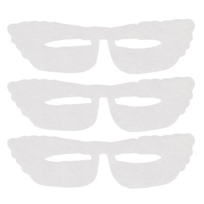 50Pcs Disposable Silk Eye Mask Paper for Eye Skin Care, Gentle Skin Friendly Eye Pad with Strong Water Absorption, Thin Breathable Moisturizing DIY Eye Paper for Home Travel Beauty Salon