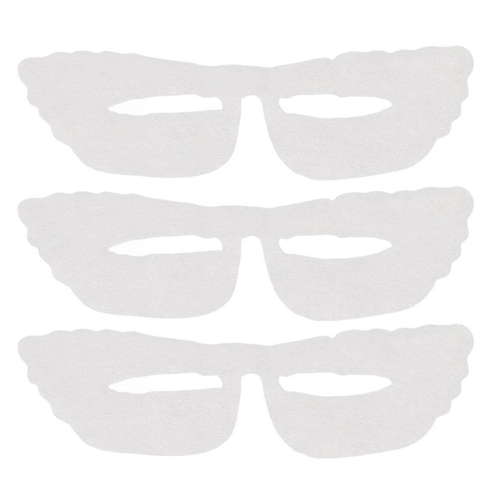 50Pcs Disposable Silk Eye Mask Paper for Eye Skin Care, Gentle Skin Friendly Eye Pad with Strong Water Absorption, Thin Breathable Moisturizing DIY Eye Paper for Home Travel Beauty Salon