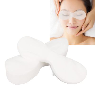 100pcs DIY Disposable Eye Pad, Promote Water Absorption,Eliminate Dark Circles, Thin Nonwoven Fabric Eye Sheet for Eye Skin Care, DIY Disposable Eye Patch for Beauty Salon SPA Home