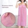 10 Pieces Hygiene Disposable Bath Wrap, Nonwovens Disposable Spa Body Wrap with Adjustable Elastic Band, Comfortable and Soft Disposable Robes for Beauty Salon Bath Hotel Travel view 2