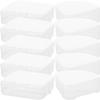 FOMIYES 10pcs Makeup Sponge Holder Case Triangle Square Travel Holder Cosmetic Egg Makeup Sponge Powder Puff Protective Container Storage Box view 1