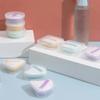 FOMIYES 10pcs Makeup Sponge Holder Case Triangle Square Travel Holder Cosmetic Egg Makeup Sponge Powder Puff Protective Container Storage Box view 4