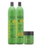 Mysalon Professional Argan and Keratine Repairing Shampoo, Conditioner and Mask Kit view 1
