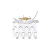 Ettika Hair Accessory for Women | Butterfly Hair Claw Clip | Clear Acrylic Hair Clip | Large Clip view 1