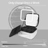 MOMIRA Makeup Bag with Mirror and Light Travel Makeup Train Case Cosmetic Bag Organizer Portable Artist Storage Bag with Adjustable Dividers Makeup Brushes Storage Organizer Silver view 3