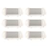 6 Pack Same Rough Replacement Coarse Roller Head for Electric Callus Remover, Foot File Pedicure Tools Refill Rollers for Feet Callus Shaver Pedicure Kit (6pcs Medium Coarse) view 1