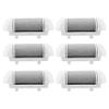 6 Pack Same Rough Replacement Coarse Roller Head for Electric Callus Remover, Foot File Pedicure Tools Refill Rollers for Feet Callus Shaver Pedicure Kit (6pcs Medium Coarse) view 1