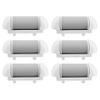 6 Pack Same Rough Replacement Coarse Roller Head for Electric Callus Remover, Foot File Pedicure Tools Refill Rollers for Feet Callus Shaver Pedicure Kit (6pcs Light Coarse) view 1