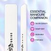 10PCS Jumbo Size PANA Professional Double Sided Nail Files - White, 60/60 Grit - Emery Board Nail Buffering File Manicure Pedicure Nail Polisher Washable view 2