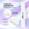 10PCS Jumbo Size PANA Professional Double Sided Nail Files - White, 100/100 Grit - Emery Board Nail Buffering File Manicure Pedicure Nail Polisher Washable view 3