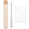 1 Set Palette Stick Foundation Mixing Tray Cosmetic Mixing Palette Foundation Palette Makeup Supplies Cosmetic Palette Makeup Mixing Plate Makeup Mixing Palette Makeup Plate view 1