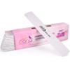 10PCS Jumbo Size PANA Professional Double Sided Nail Files - Zebra, 80/80 Grit - Emery Board Nail Buffering File Manicure Pedicure Nail Polisher Washable view 1