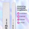 10PCS Jumbo Size PANA Professional Double Sided Nail Files - Zebra, 80/80 Grit - Emery Board Nail Buffering File Manicure Pedicure Nail Polisher Washable view 2