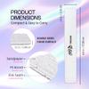 10PCS Jumbo Size PANA Professional Double Sided Nail Files - Zebra, 180/240 Grit - Emery Board Nail Buffering File Manicure Pedicure Nail Polisher Washable view 3