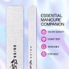 10PCS Jumbo Size PANA Professional Double Sided Nail Files - Zebra, 60/60 Grit - Emery Board Nail Buffering File Manicure Pedicure Nail Polisher Washable view 2