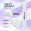 10PCS Jumbo Size PANA Professional Double Sided Nail Files - Zebra, 60/60 Grit - Emery Board Nail Buffering File Manicure Pedicure Nail Polisher Washable view 3