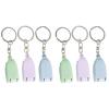 6 pcs Portable Nail Clippers Key Foldable Manicure Tool Stainless Clippers Compact Cuticle Trimmer Travel Friendly Nail Care Essentials view 1