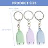 6 pcs Portable Nail Clippers Key Foldable Manicure Tool Stainless Clippers Compact Cuticle Trimmer Travel Friendly Nail Care Essentials view 3