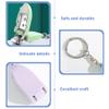 6 pcs Portable Nail Clippers Key Foldable Manicure Tool Stainless Clippers Compact Cuticle Trimmer Travel Friendly Nail Care Essentials view 4