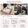 PACKISM 2 Pack Clear Makeup Bag 1 Large 1 Medium - TSA Approved Toiletry Bag Clear Travel Bags for Toiletries, Cosmetic Bags Carry on Toiletry Bag, White view 2