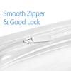 PACKISM 2 Pack Clear Makeup Bag 1 Large 1 Medium - TSA Approved Toiletry Bag Clear Travel Bags for Toiletries, Cosmetic Bags Carry on Toiletry Bag, White view 4
