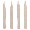 ARTIBETTER 4pcs Eyebrow Tweezers Eyebrow Clips for Precision Trimming Stainless Steel Hair Removal Tools for Personal and view 1