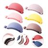 LALAFINA 12pcs Banana Hair Clips Ponytail Holders Matte Finish Hair Accessories for Work Home and Parties Retro Style Ponytail Hairpins view 4
