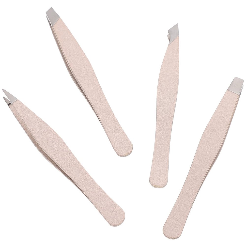 ARTIBETTER 4pcs Eyebrow Clips Eyebrow Grooming Tools for Easy Eyelash Application and Trimming Lightweight and Portable Clamps Finish