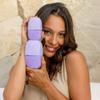 Contour Cube Mini - Revolutionary Ice Roller for Sculpting & De-Puffing - Face Ice Roller & Massager - Ice Mold for Face - Compact Skin Care Tools for Daily Skincare & Travel - Violet view 4