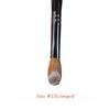Yasterd Acrylic Nail Brush 100% Kolinsky Acrylic Brushes for Nails Size 22 Oval Crimped Shaped Nail Brushes for Acrylic Application Black Wood Handle Professional Nail Art Powder Brush Manicure Tool view 2