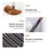 Yasterd Acrylic Nail Brush 100% Kolinsky Acrylic Brushes for Nails Size 22 Oval Crimped Shaped Nail Brushes for Acrylic Application Black Wood Handle Professional Nail Art Powder Brush Manicure Tool view 4