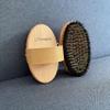 Pampoo Copper Dry Brush with Cotton Storage Bag- Exfoliating and Energizing Brush with Copper Bristles to Promote Healthy Skin, Reduce Stress, and Improve Circulation view 2