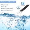 Noverlife 3-Pack Barber Salon Face Mask, Plastic Hairdressing Shield with Sponge Handle, Reusable Hairspray Protector for Hairdressing Makeup view 3