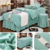 MIPOPS Luxury European Massage Table Sheet Sets, Solid Color Massage Table Skirt Breathable Reusable for Beauty Facial Bed Bedding(E,190x70cm(75x28inch)) view 2