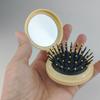 GXXMEI 9PCS Folding Travel Mirror Hair Brushes Round Mirror Pocket Hair Brush Portable Mini Colourful Pop Up Hair Brushes Wet and Dry Hair for Women Girls Kids Hair Brush view 4