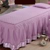 MIPOPS Microfiber Massage Table Sheet Set, Premium Massage Table Skirt Breathable Reusable for Beauty Facial Bed Bedding(A,180x60cm(71x24inch)) view 2