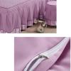 MIPOPS Microfiber Massage Table Sheet Set, Premium Massage Table Skirt Breathable Reusable for Beauty Facial Bed Bedding(A,180x60cm(71x24inch)) view 4